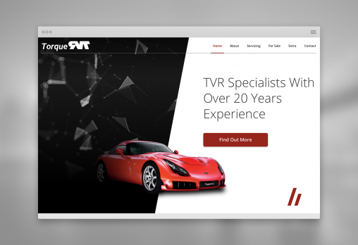 Torque RVT home page top section