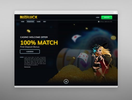 Buzzluck Casino Promotion Screen